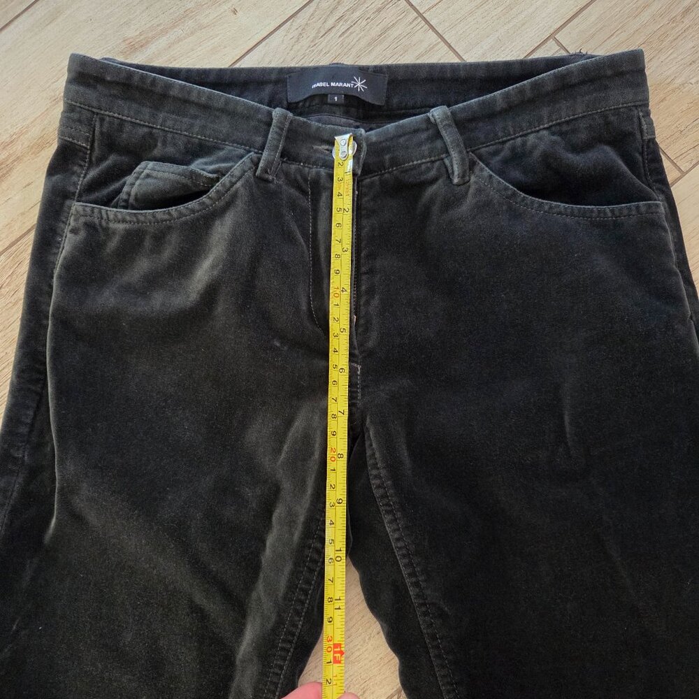 Isabel Marant Green Velvet Jeans – Size 1, Great Condition! Small